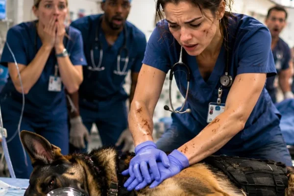 No one knew the Nurse was a SEAL — until a service K9 stopped breathing