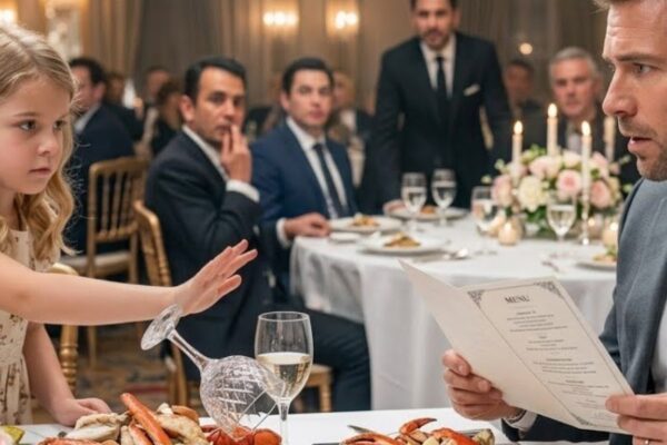 Tiny Girl Reads Lips of 4 Japanese Men at Gala and Urgently Slaps Plate Before Billionaire Tastes…