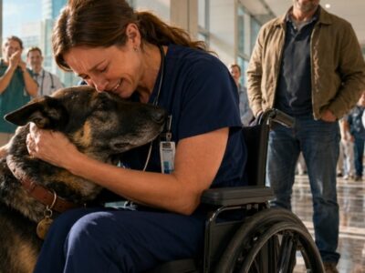 The Injured Nurse Never Stopped Whispering Her K9’s Name—Then a Navy SEAL Walked Into the Hospital