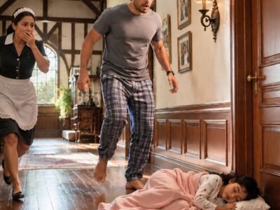 The Billionaire Saw the Maid’s Toddler Sleeping Outside His Bedroom Door… Her Reason Broke Him..