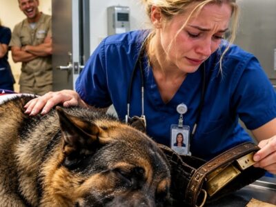 They left the Nurse alone with the dead service k9 to humiliate her. what she found changed her life