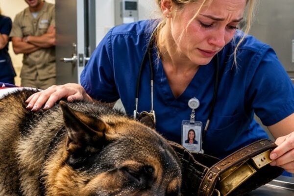 They left the Nurse alone with the dead service k9 to humiliate her. what she found changed her life