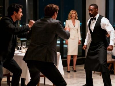 Four Men Attacked a Billionaire CEO — A Waiter Black Single Dad Changed Everything JJ