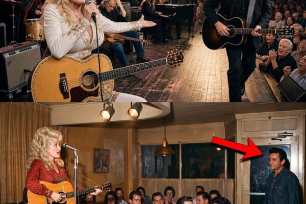 Johnny Cash Walked into Dolly Parton’s concert Uninvited — Dolly Stopped Mid-Song And Said THIS