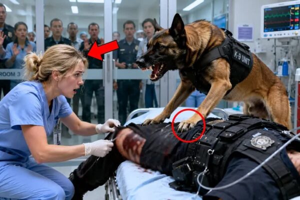 They Left the Nurse Alone with an Aggressive Service K9—What Happened Next Left Everyone Speechl