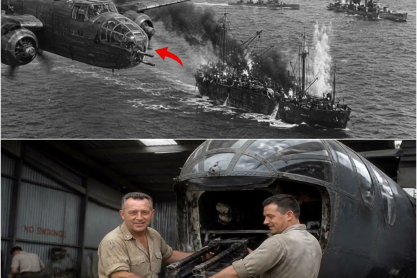 Japanese Soldiers NEVER Expected American B-25 Eight-Gun Noses To Rip Their Ships Apart