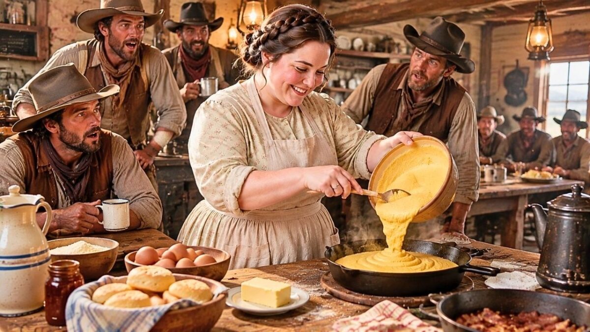 Cowboys Mocked Her Cooking—Until Her Forgotten Frontier Recipe Had Them Begging for More