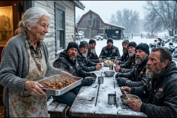 An 83-Year-Old Widow Sheltered 44 Frozen Bikers—Then Hells Angels Returned the Favor
