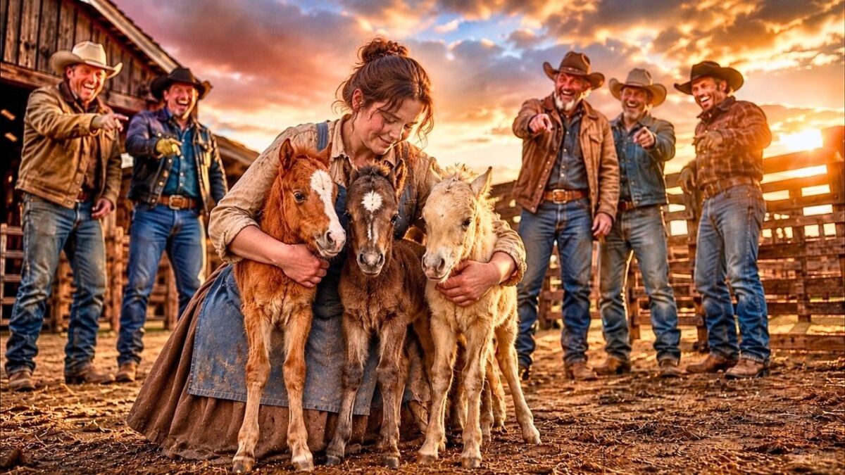 She Bought Three Foals Nobody Wanted for $3—Then the Whole Town Learned Her Reason