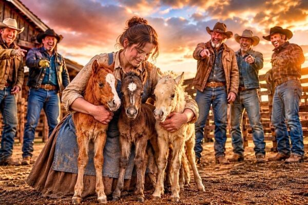 She Bought Three Foals Nobody Wanted for $3—Then the Whole Town Learned Her Reason