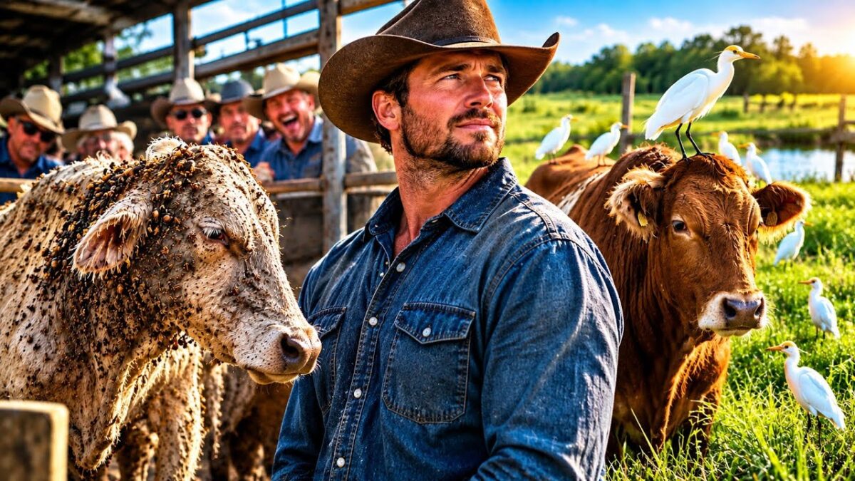 The Ranchers Laughed When He Bought a Starving Herd Covered in Ticks—Then the Egrets Arrived. Part 1