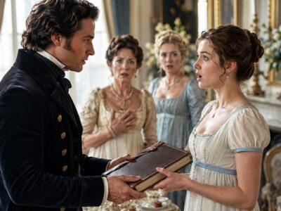 HER MOTHER TOLD THE DUKE SHE COULDN’T READ—THEN HE FOUND HER SECRET ROOM OF LAW BOOKS