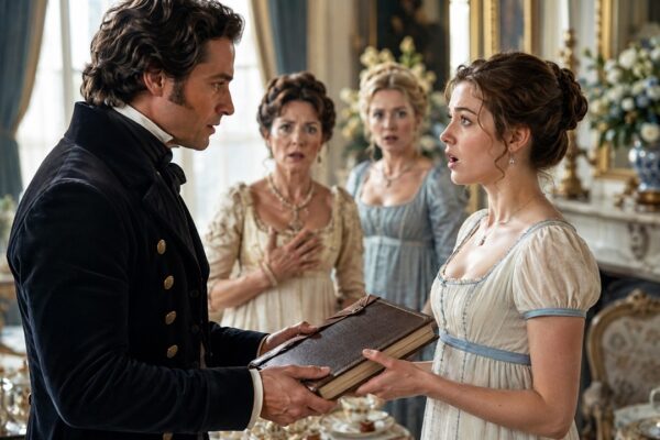 HER MOTHER TOLD THE DUKE SHE COULDN’T READ—THEN HE FOUND HER SECRET ROOM OF LAW BOOKS
