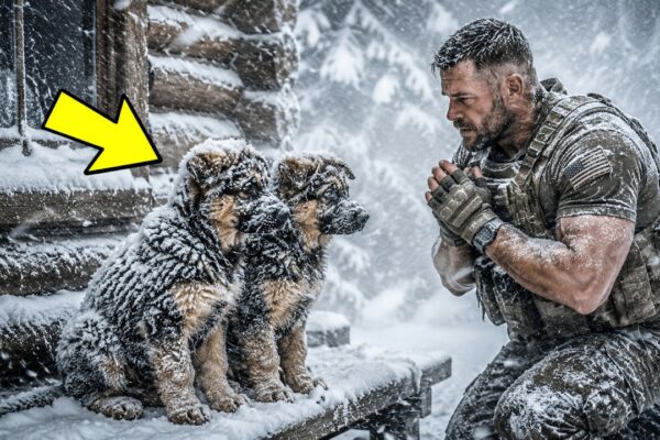 A Navy SEAL Took In Two Freezing Dogs—By Morning, Police Surrounded His Home!