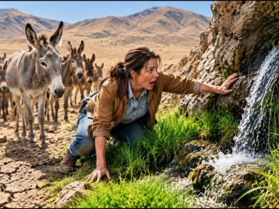 Single Mom Raised 12 Abandoned Donkeys—Then One Led Her to Something Underground