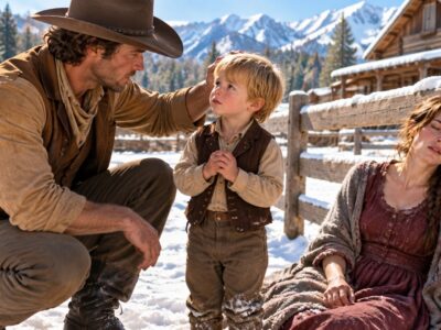 “Mama Can’t Walk Anymore…”—The Cowboy Carried Her In, Unaware of What She Hid