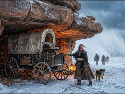 She Hid Her Wagon Under a Rock Ledge — Then a 10-Day Blizzard Trapped Everyone Outside