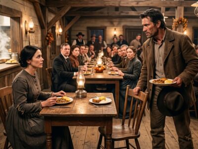 They Always Sat Her Nearest the Kitchen — Then One Rancher Carried His Plate to Her Table
