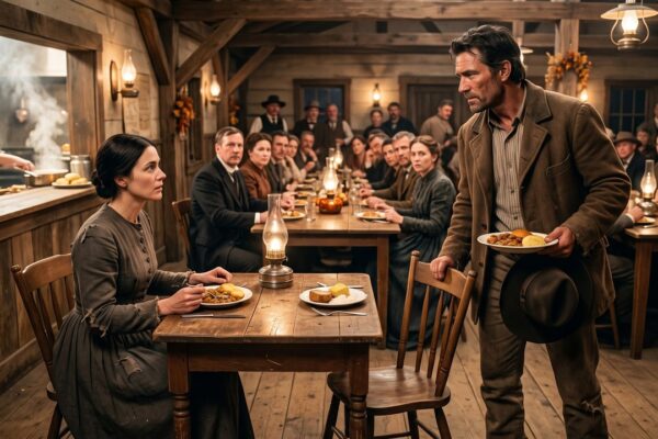 They Always Sat Her Nearest the Kitchen — Then One Rancher Carried His Plate to Her Table