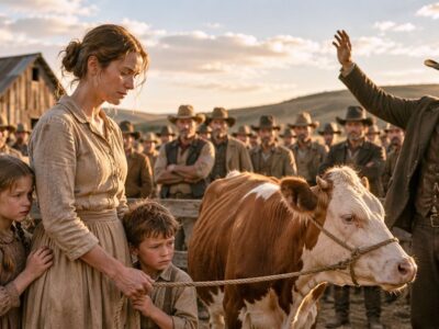 A Widow Sold Her Last Cow to Feed Her Children—But the Cowboy Who Bought Her Changed Their Lives