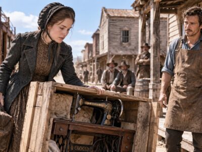 A Mail Order Bride Arrived With a Sewing Machine and No Money—By Winter, She Employed the Whole Town