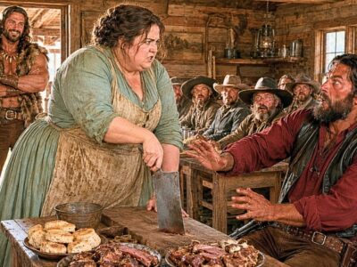 A Lonely Mountain Man Hired a Homeless Plus-Size Woman to Cook — By Winter, 30 Men Called Her Ma