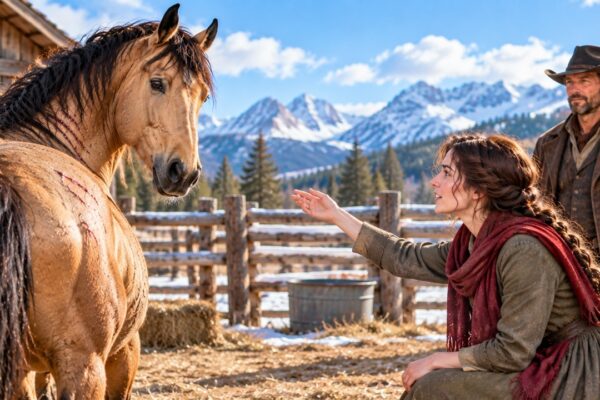 “Sundown…” She Whispered—The Horse No Cowboy Could Ride Suddenly Stopped Cold