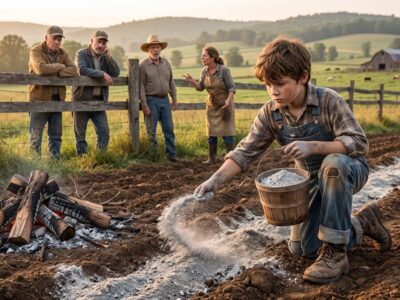 At 11 He burned wood and put the ash on the field after harvest, They Begged for His secret