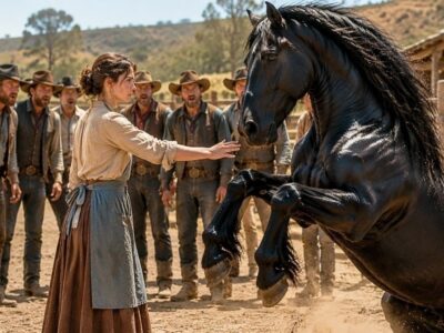No Man Could Handle the Black Mare—Then the Widow Said, “Let Her Go. I’ll Do It.”