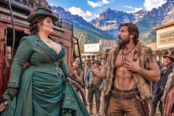“That… Can’t Be My Bride,” — The Mountain Man Stared as a Stunning Woman Stepped Off the Stagecoach