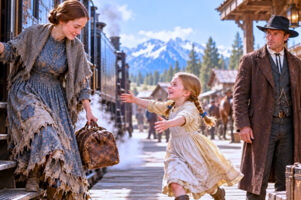 The Mail-Order Bride Stepped Off The Train In Rags — The Rancher’s Daughter Ran Into Her Arms