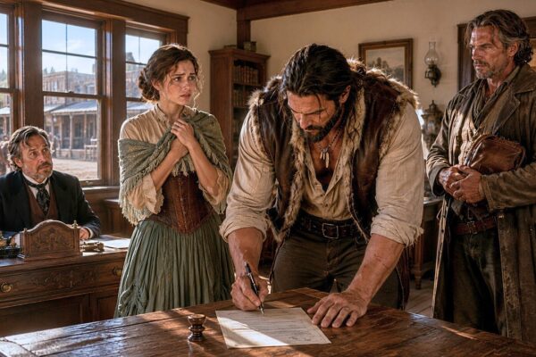 Forced to Marry a Stranger, She Trembled—Until the Mountain Man Said, “You’re Safe”