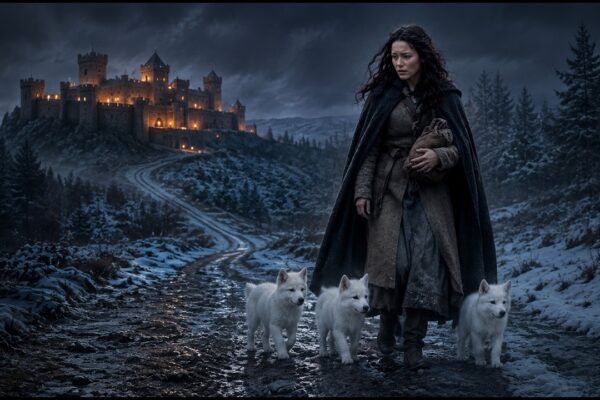 Three Alpha Cubs Followed the Exiled Omega Out of the Kingdom — The Pack Didn’t Notice Until Dark