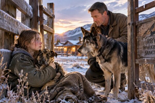 A Runaway Girl Asked a Navy SEAL for Warmth — But Her Dog Asked for Home