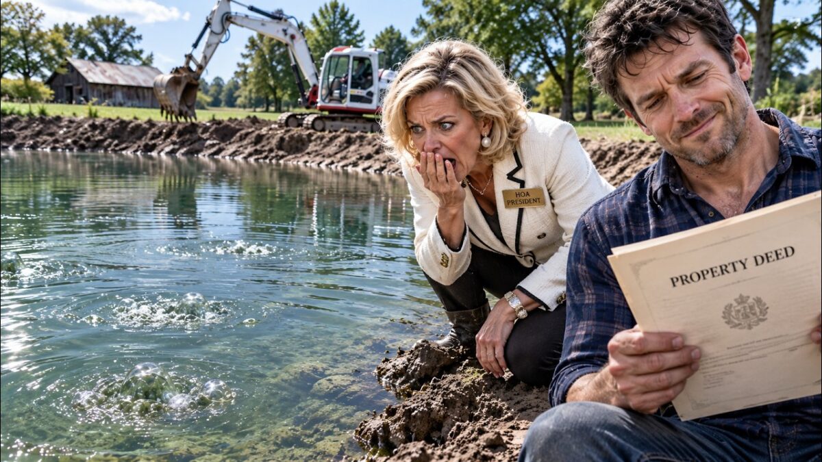 HOA Dug a Pond on My Property — Then the Water Started Bubbling