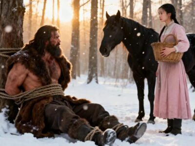 Chinese Widow Saved A Mountain Man Tied To A Tree – He Gave Her A Hidden Kingdom In Return