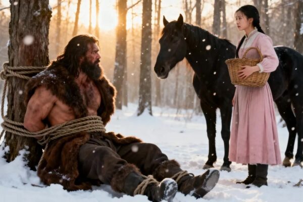 Chinese Widow Saved A Mountain Man Tied To A Tree – He Gave Her A Hidden Kingdom In Return