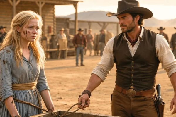 She Was Sold At Auction In Tears—Then A Cowboy Whispered “Your Pain Ends Here”