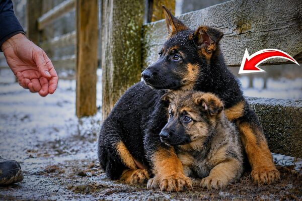The Officer’s Puppy Mysteriously Disappeared — Then He Found Him Protecting a Frightened Stray