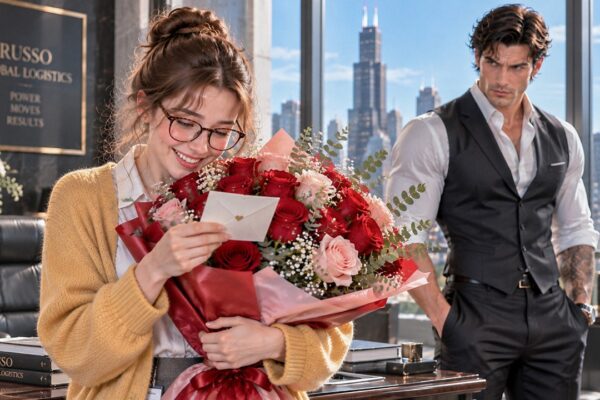 “Who Bought You Those Flowers” the Jealous Mafia Boss Asked—Then Locked the Office Door