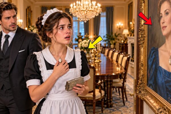 The Millionaire’s Maid Never Entered the Family Dining Room… Until She Saw the Portrait on the Wall