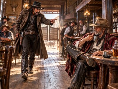 Every Man in Town Feared That Outlaw – But the Stranger at the Corner Table Didn’t Even Look Up.