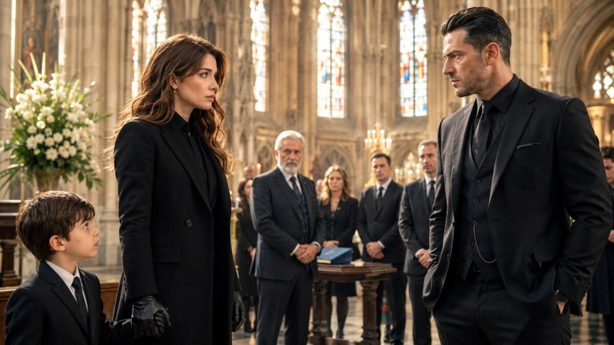 The Crime Boss Found His Ex at His Grandfather’s Funeral After 8 Years—And the Son She Never Told…