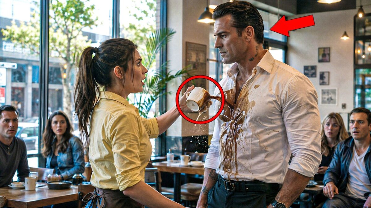 She Spilled Coffee on a Feared Mafia Boss—Then He Whispered, “You’re Coming Home With Me”