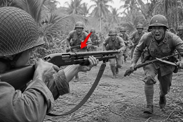Japanese INFANTRY Never Expected 12-Gauge American Shotguns in the Assault