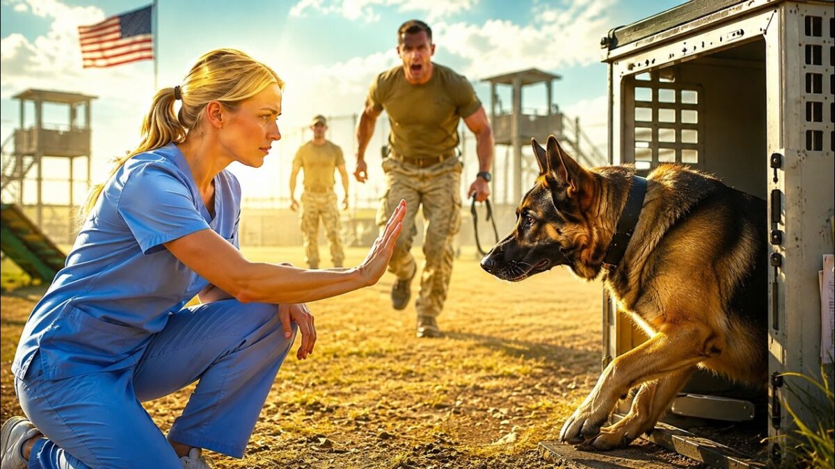 The War Dog Was Sentenced to Die — Until One Night Nurse Said the Words Nobody Tried