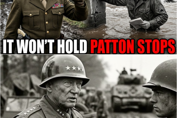 An Engineer Sergeant Refused to Rate Patton’s Bridge for Tanks – Patton Halted the Column