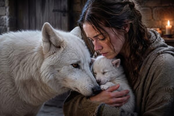 The Alpha King’s Beast Brought Her a Pup That Wasn’t Breathing — She Had It Crying in Minutes