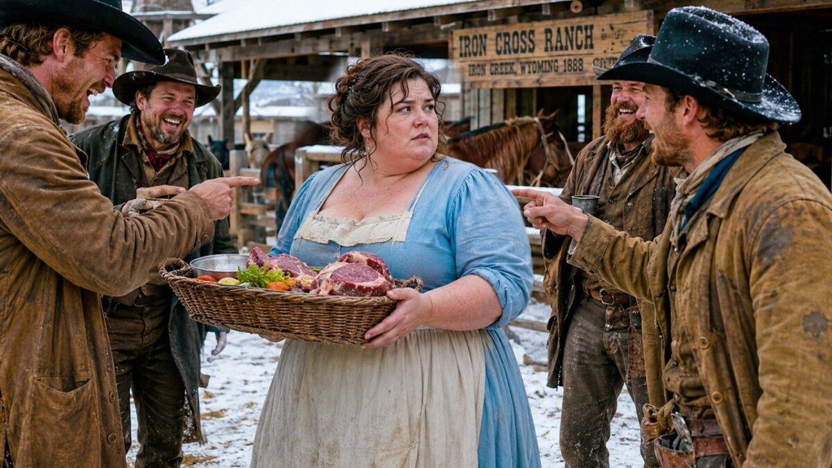 They Mocked the Obese Cook at the Ranch—Until a Blizzard Left Every Cowboy in Her Hands