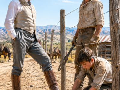 Arrogant Neighbor Calls Abandoned Boy A “Stray”—Instantly Regrets Testing The Quiet Rancher